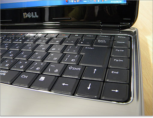 2列目にEnterキーが配置されています