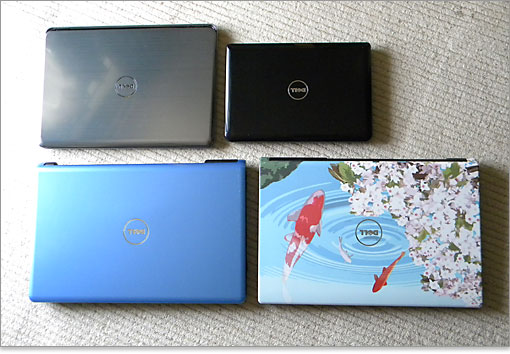 るDELLノートを並べてみました