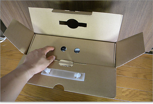 ACアダプタの入った小箱