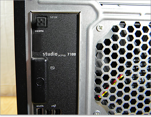 HDMI端子とDVI端子はマザーボードに直結したオンボード