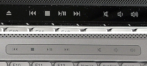 ���f�B�A�R���g���[���{�^��/�^�b�`�Z���T�[