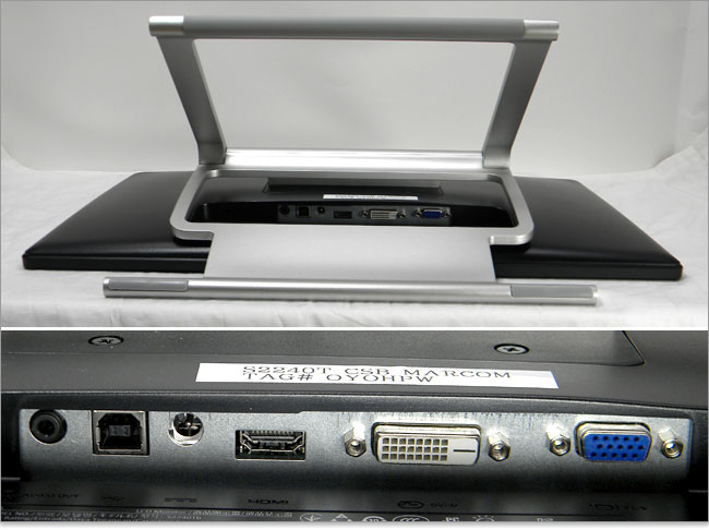 DVI-D、 HDMI、 VGA装備のDELL S2240T