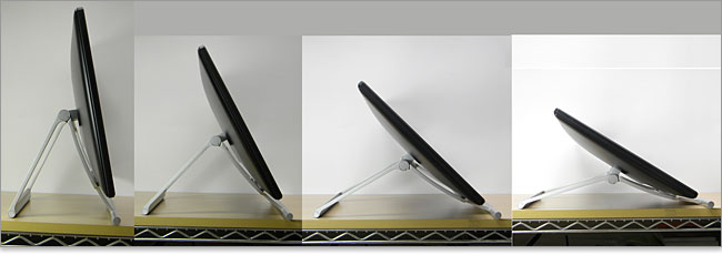 角度調整の様子