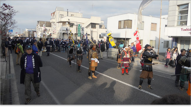 須賀川武者たちが隊列