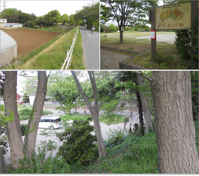 屋敷近隣公園は丘の上