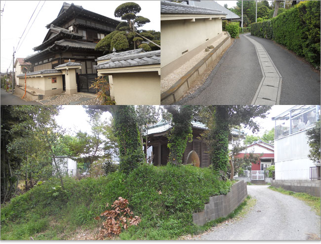 天守閣のような民家