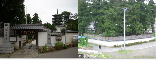 観世寺の境内～二本松市の鬼婆