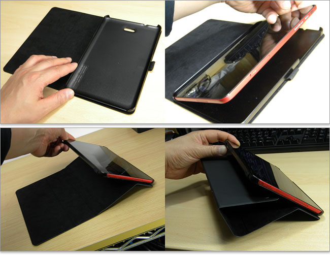 Venue 8 Pro（5830）をフォリオケースにはめ込む