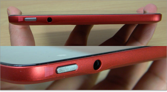 Venue 8 Pro（5830）のWindowsボタンの位置