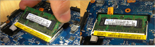 ノートパソコンのメモリはSO-DIMM