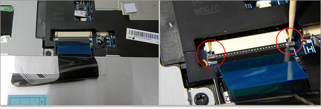 キーボードケーブルロック