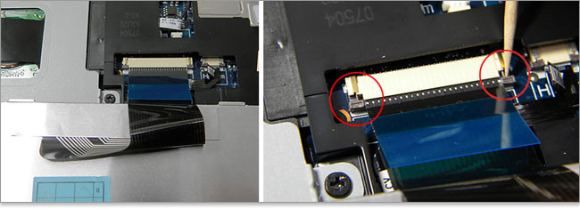 キーボードのケーブル