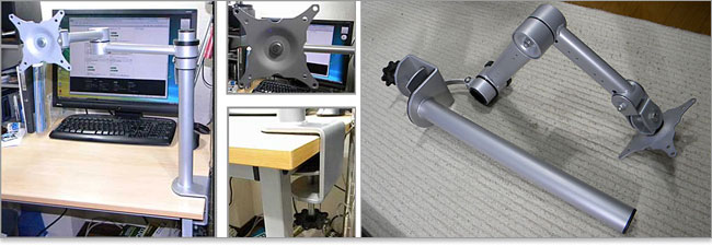 設置例モニタアーム