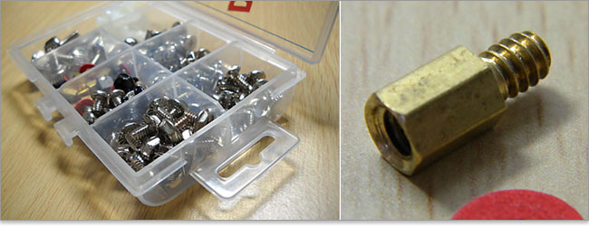 マザボに使う六角スペサーネジ