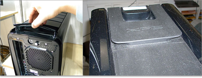 ワンタッチで外せるサイドパネル