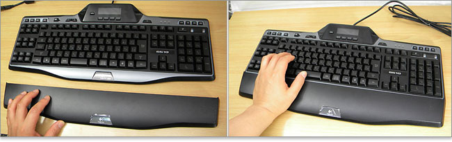 G510のパームレスト