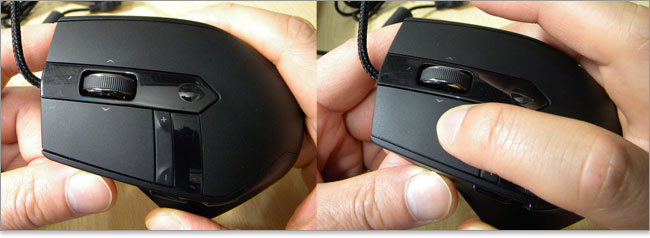 ゲームマウスのクリック感