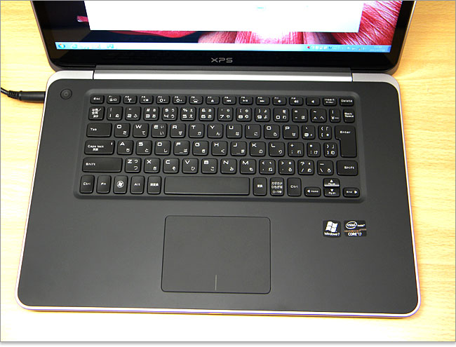 XPS 15のキーボード