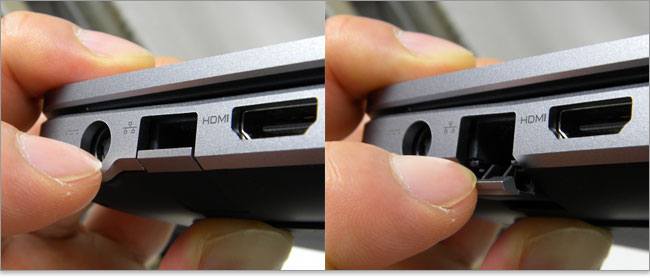 ギガビットイーサーLAN接続