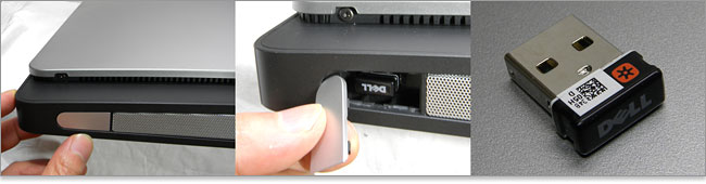 UnifyingマークがあるXPS 27のレシーバ